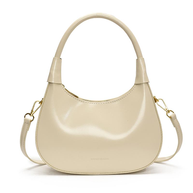 High-end Fashion Portable Shoulder Bag Women's 2025 Summer New Simple Messenger Dumpling Bag Underarm Small Square Bag