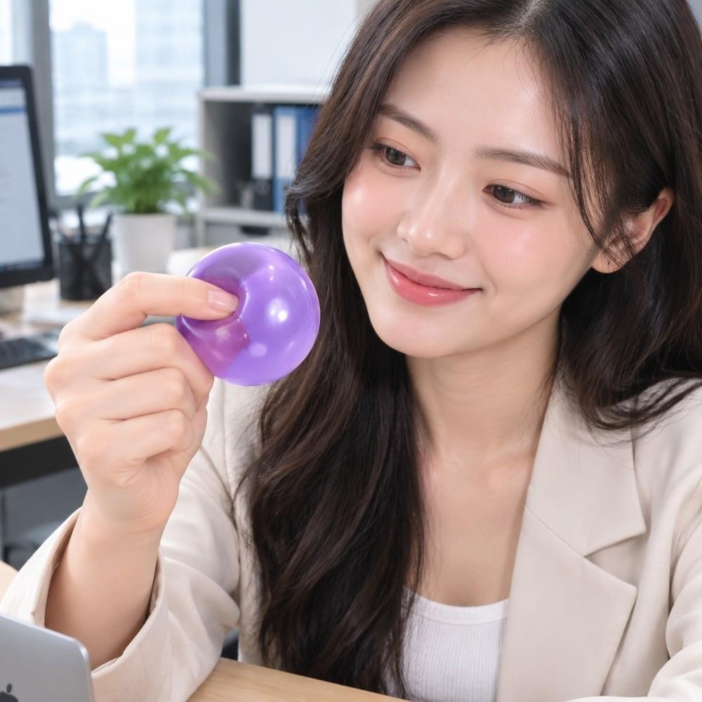 3.5cm Ball Quick-rebound Squeeze Toy Round TPR Fidget Toy Creative Fidget Squishy Toy Desktop Gift