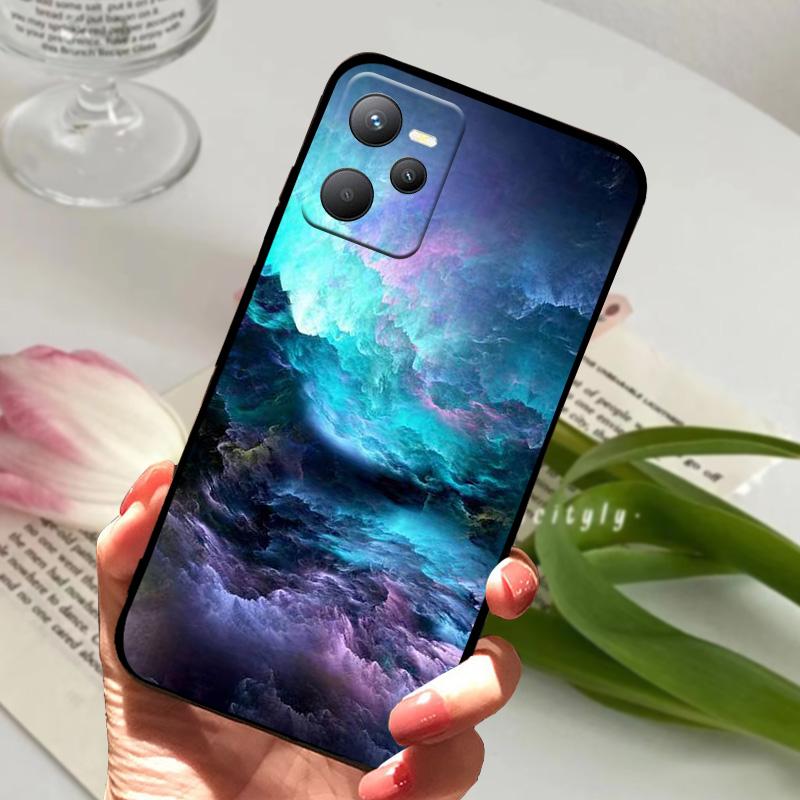 Für OPPO Realme C35 Hülle Narzo 50A Prime RMX3516 Löwe Tiger Muster Stoßfestes Silikon Handyhülle Für Realme C31 Stoßfänger Fundas