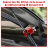 PINMOAP Car Engine Hood Support Rod Fixing Clip Engine Hood Tailgate Anti Slip Safety Bracket Gas Spring Lock Clip Support Tool