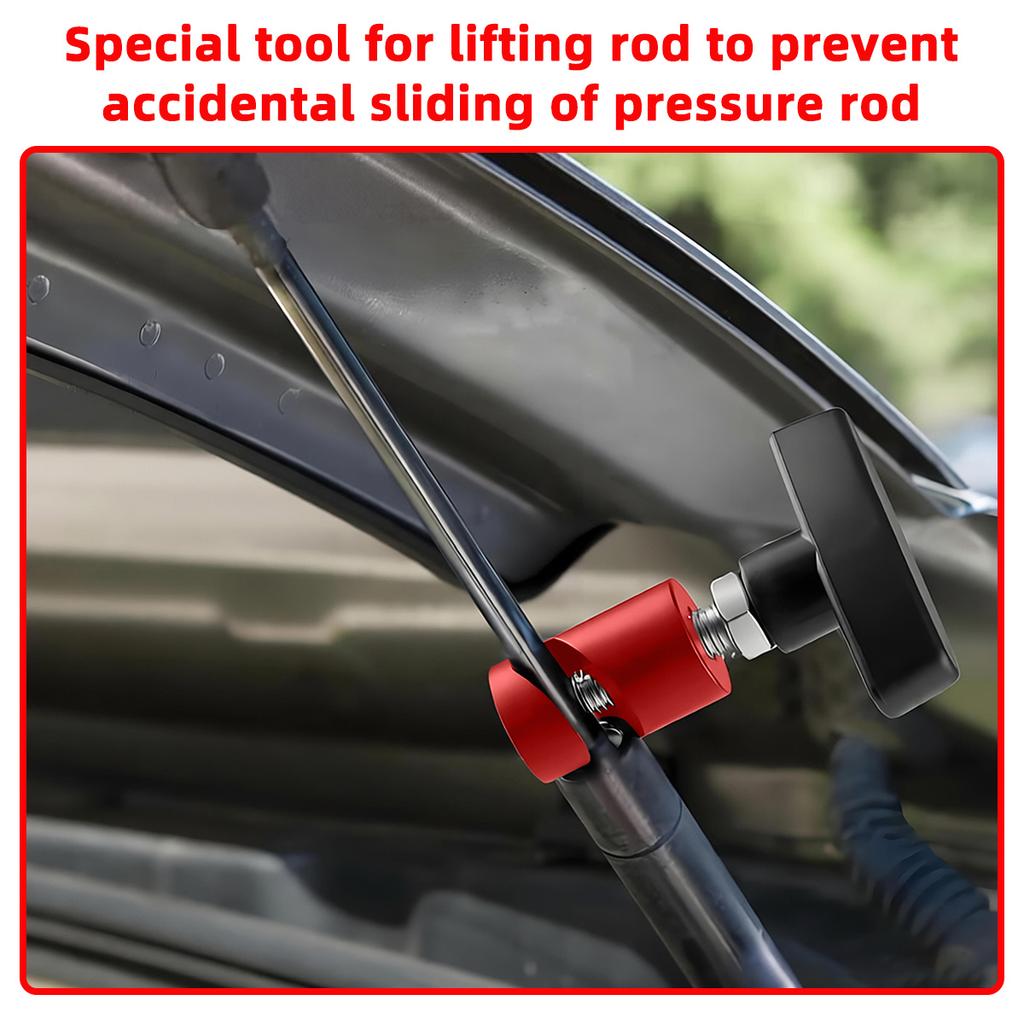 PINMOAP Car Engine Hood Support Rod Fixing Clip Engine Hood Tailgate Anti Slip Safety Bracket Gas Spring Lock Clip Support Tool