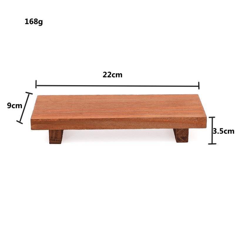 §Bandeja de Madera Soporte de Pedestal de Madera Tocador Jabón de Manos Vela Aromática Soporte de Almacenamiento Bandeja Soporte para Condimentos de Cocina Decoración del Hogar