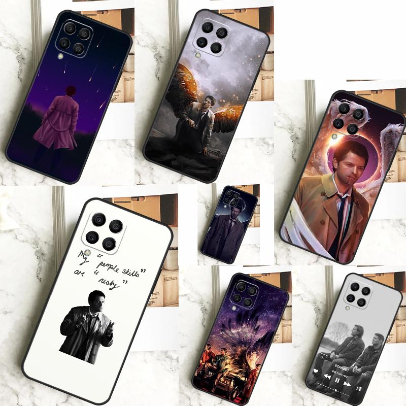 Angel Castiel Supernatural For Samsung Galaxy M33 M53 M13 M20 M11 M31 M51 M15 M55 M12 M32 M52 M14 M34 M54 M30s Case