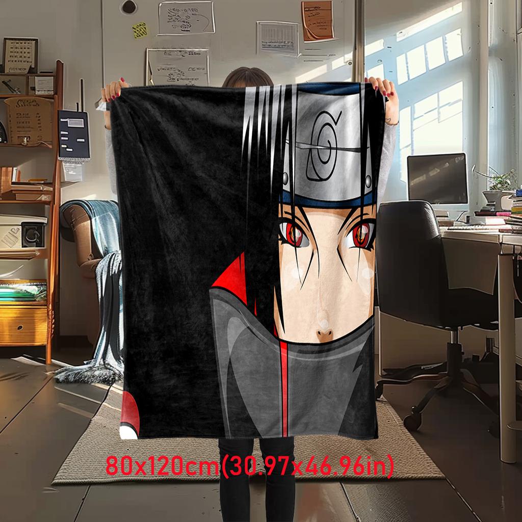 Japanese Anime Cartoon NARUTO Famous Uzumaki Naruto Blanket Soft Home Furnishing Nap Decoration Four Seasons Warm Sherpa Blanket B9