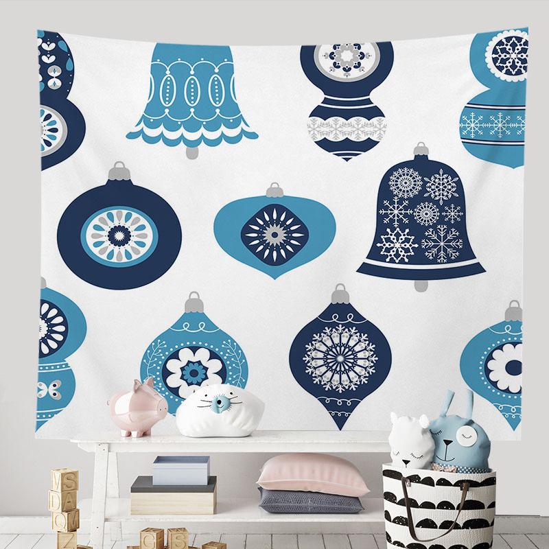 С Рождеством красный с Новым годом гобелен фон спальня гостиная персонализированная — фото 14