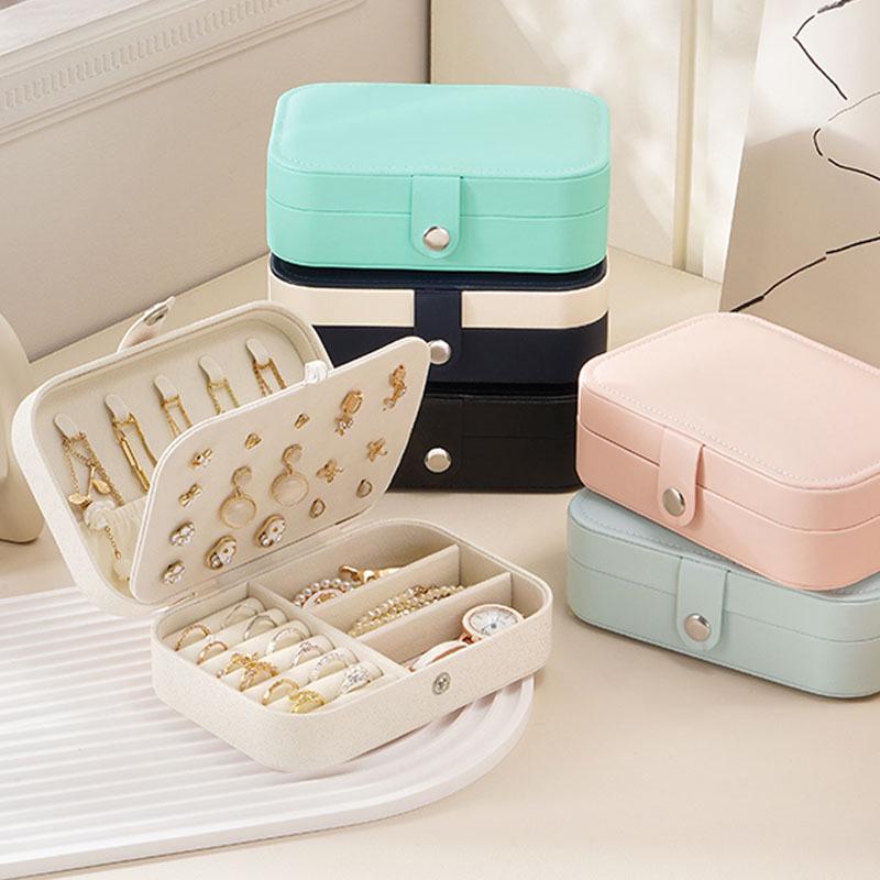 Katherge High-End Stud Earring & Lipstick Jewelry Storage Box