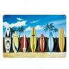Vintage Surfing Beach Metal Sign  Waves Summer Wall Art Poster  Coastal Decor for Bar Porch Surfing Club  Retro Tin Sign for Hom