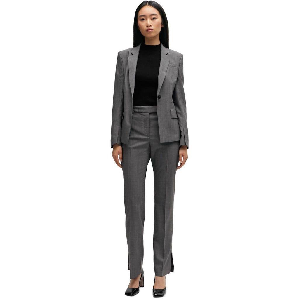 BOSS Womens/Ladies Straight Leg Slim Trousers