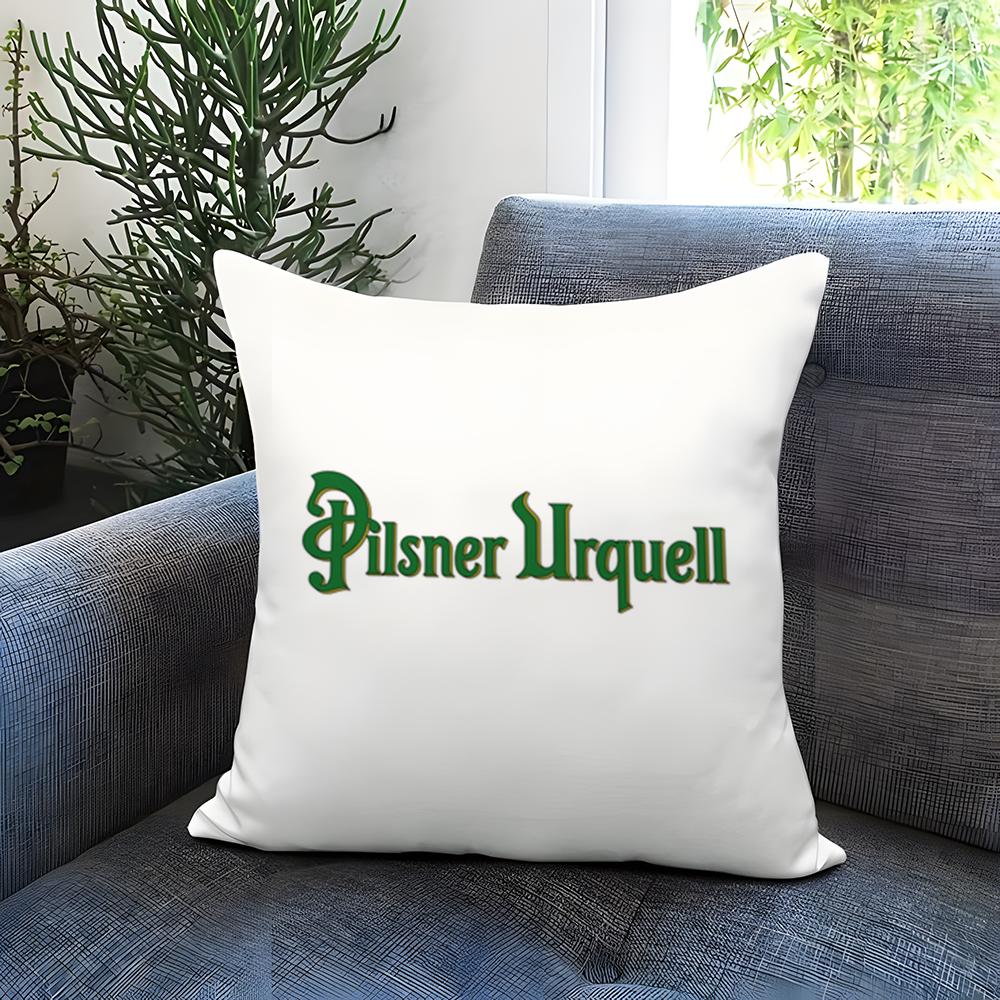 P-Pilsner U-Urquell Cushion Cover Comfortable Reversible Pillow Cover Ideal for Car Sofa Bedroom & Beyond