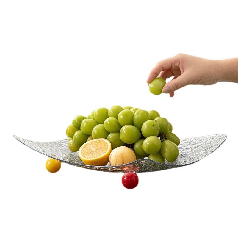 Light Luxury New Fruit Plate Living Room Tea Table High Beauty Dried Tray Home Use And Outdoor Exquisite Snack Display Plate