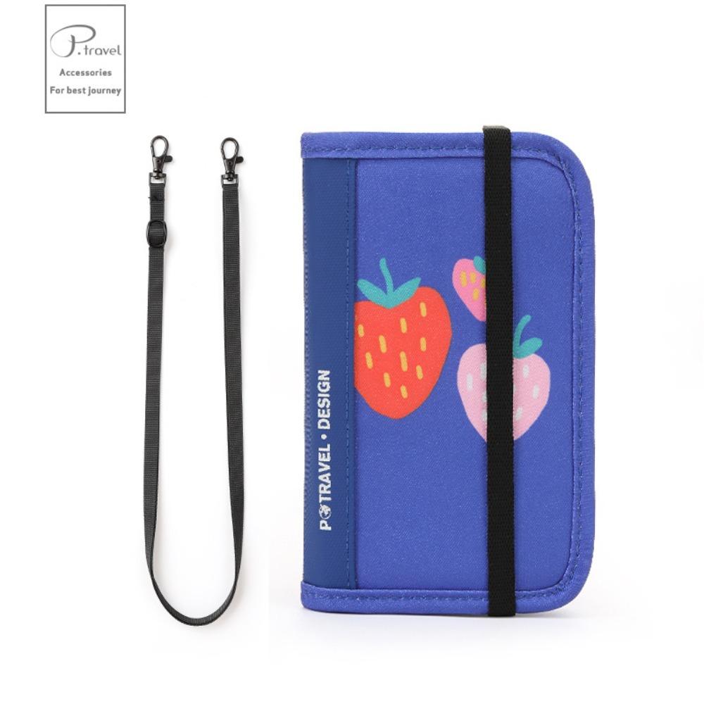 

Держатель для карт Нейлоновая сумка для паспорта Сумка через плечо Сумка для хранения карт Портативный зажим для паспорта Женщины Style 3