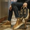 Autumn mid-top board shoes retro platform high-top shoes casual Martin boots
