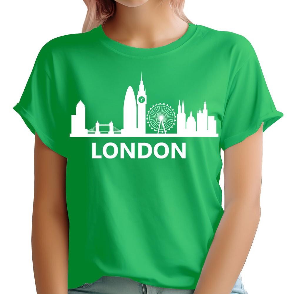 London Skyline England Uk Tower Souvenir Cute Gift Unisexs TShirts Top 1Ta51