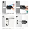 652F Push Release Cabinet Hardware Set 4 Screw Mounting Point Not Corrosion Finish Closers for Smooth Door Functionality