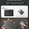 Men's 2025 Style Two-in-One Motor Vehicle License Leather Cover and Card Holder