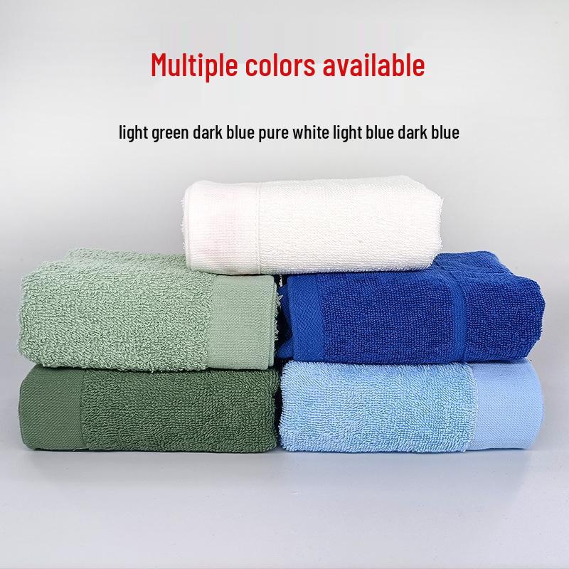 JINGRUIXIANG Dark Green Cotton Towel with Star