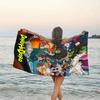 1pc Dorohedoro Beach Towel, Beach and Seaside Swimming Pool Equipment, Fashion Pattern, Rectangular, Travel Essentials