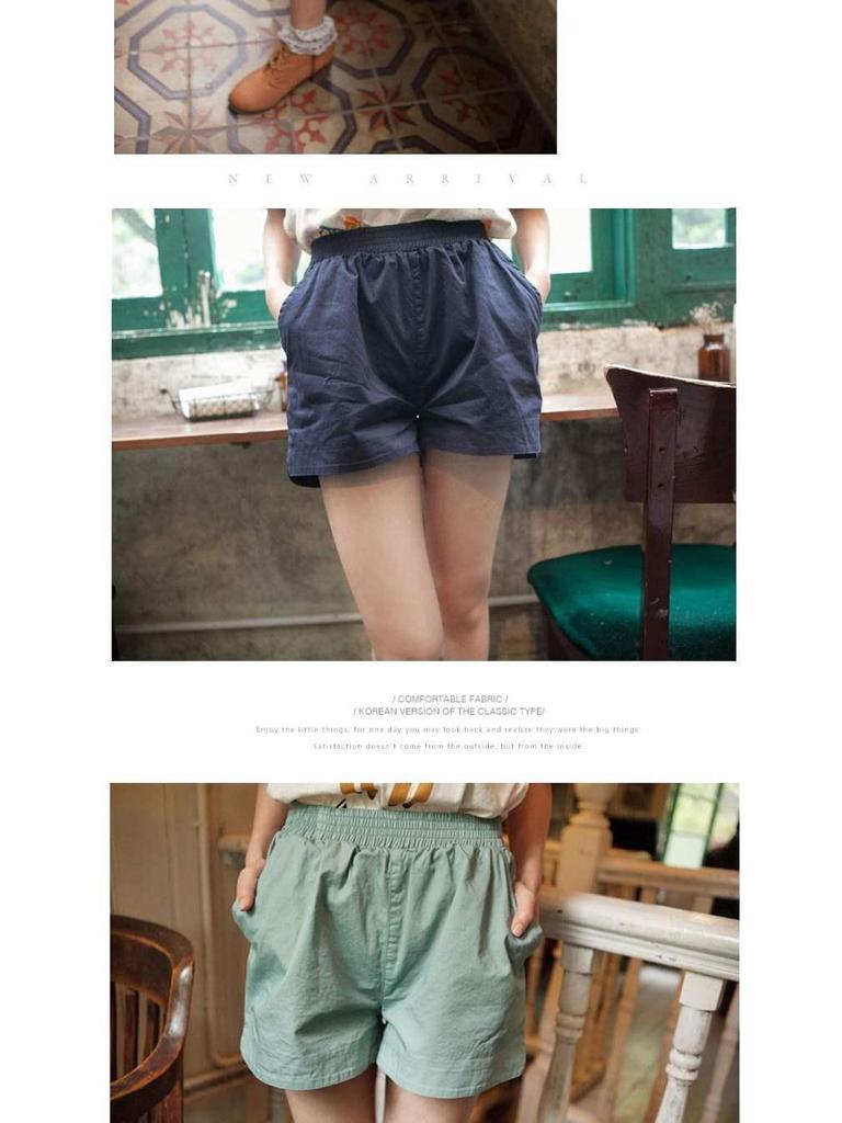 Women's High Waist Cotton Casual Korean Style Wide Leg Shorts - Trendy Summer Sports Hot Pants