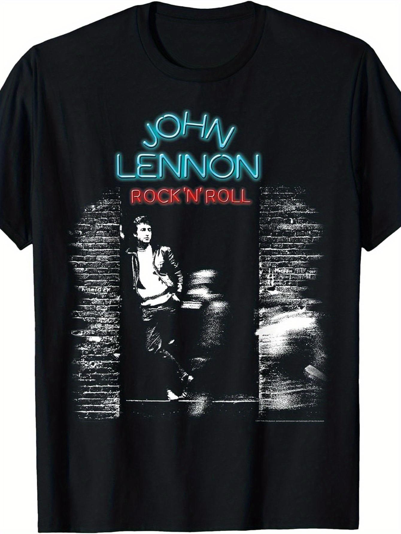 Men s Retro Rock Band Graphic T-Shirt M
