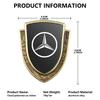AABGW1 Car Sticker Emblems Side Shield Auto Styling Badge Auto Body Window Decal For Benz AMG Exclusive A C E R V Class CLA CLS C180