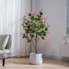 Large Artificial Bougainvillea Tree for Indoor Decoration - Potted Fake Cherry Blossom Plant Ornament