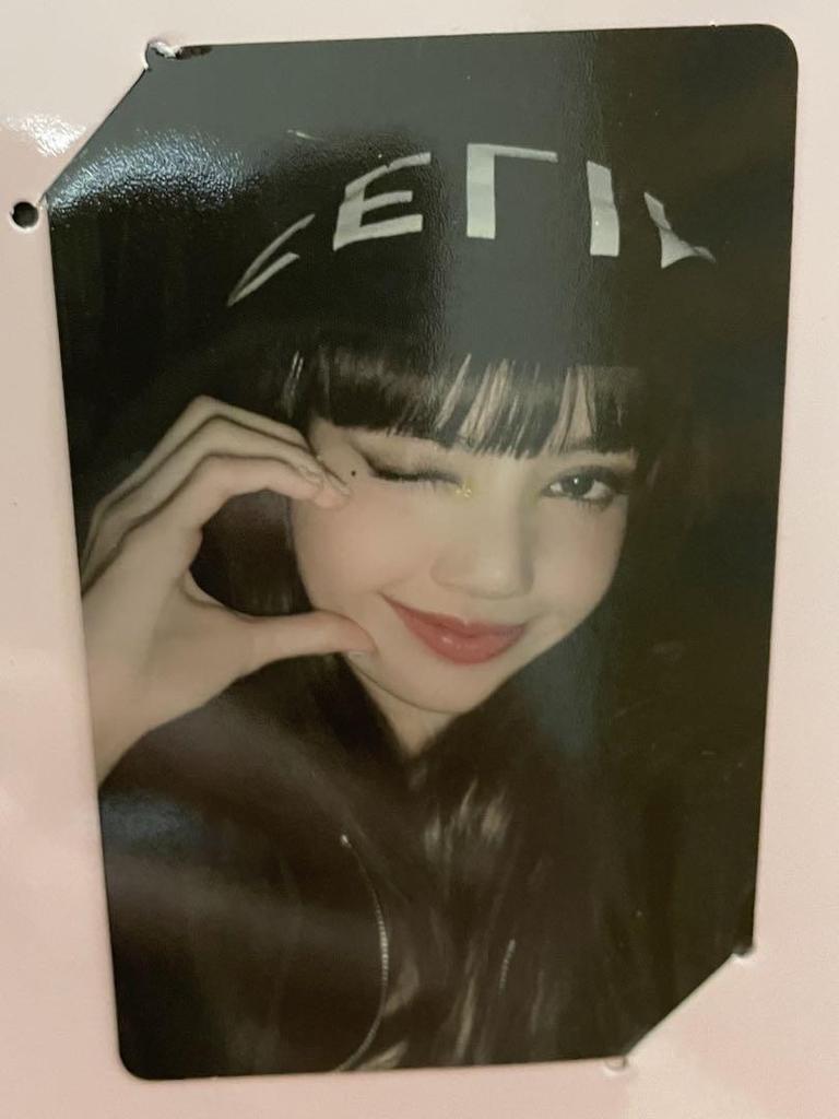 [USED] BLACKPINK LISA trading card LP record