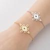 Stainless Steel Chinese Knot Pendant Bracelet - Personalized Pattern for Men and Women