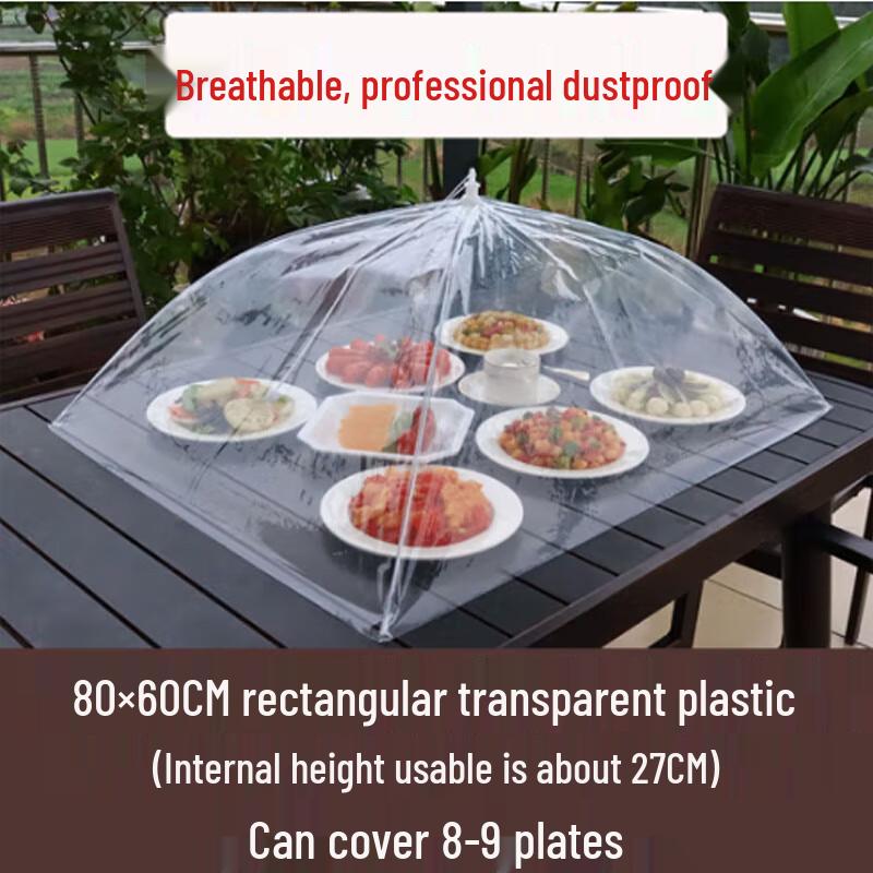 SPSR Rectangular Transparent Food Cover