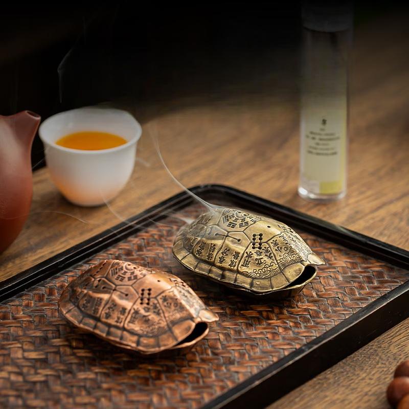 Traditional Chinese Tortoise Incense Holder - Zen Meditation & Bagua Suitable For Home Temple Zen Room Decor Meditation Ornament