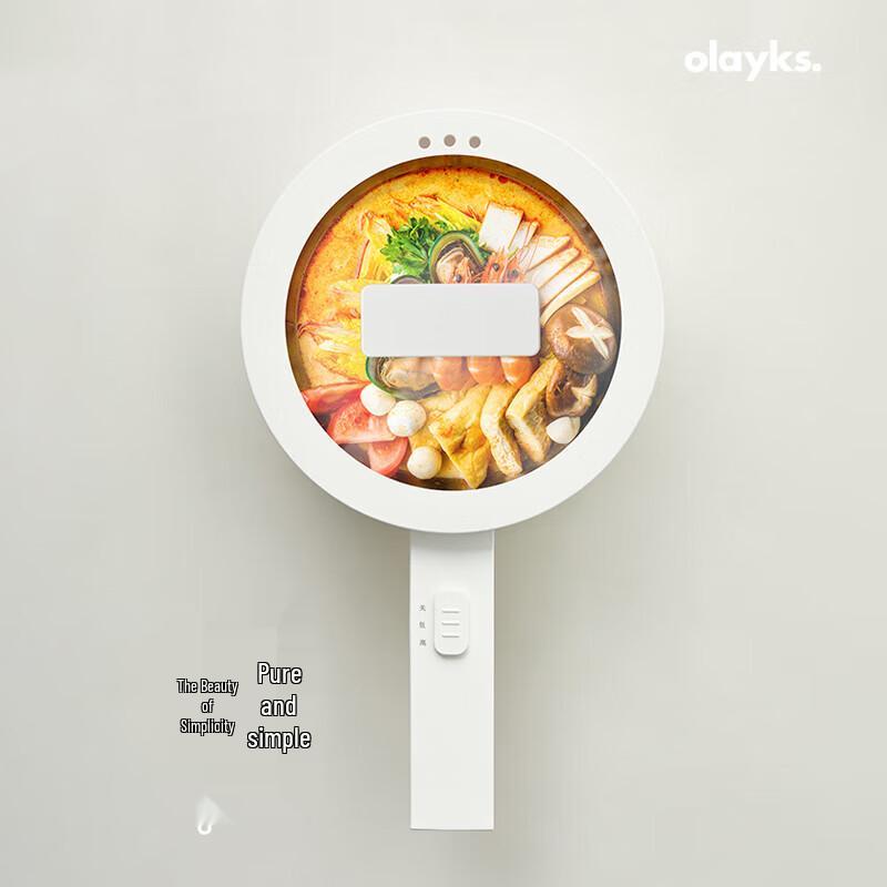 Olayks 1.5L Multi-Function Electric Pot with Steamer CN plug (adapter included)