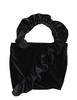 Antiqua Frill Design Velvet Bag, Women's, PB-00072 05, Black