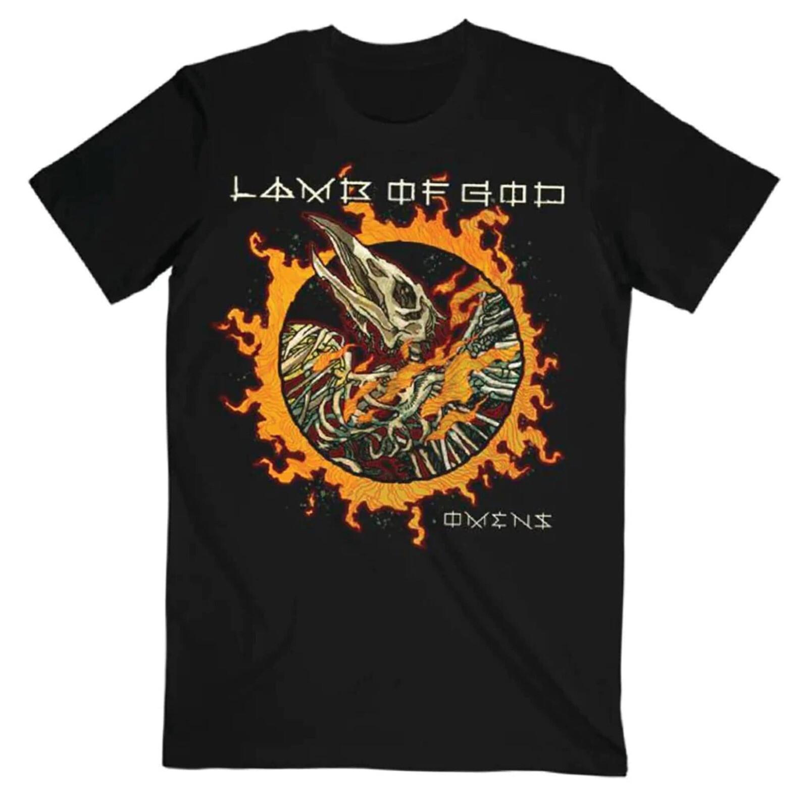 LAMB OF GOD cd lgo SUN BIRD OMENS Official SHIRT XL New palaces burn ashes wake XXXL