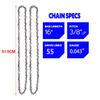 For Garden And Yard Use 16 Inch Metal Chainsaw Chain Parts 55 DL Saw Chain Semi Chisel For Wood Cutting
