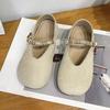 Anti-slip Shoes - Single Shoes for Women, Flat Bottom Shoes, Comfortable and Retro Style Shoes