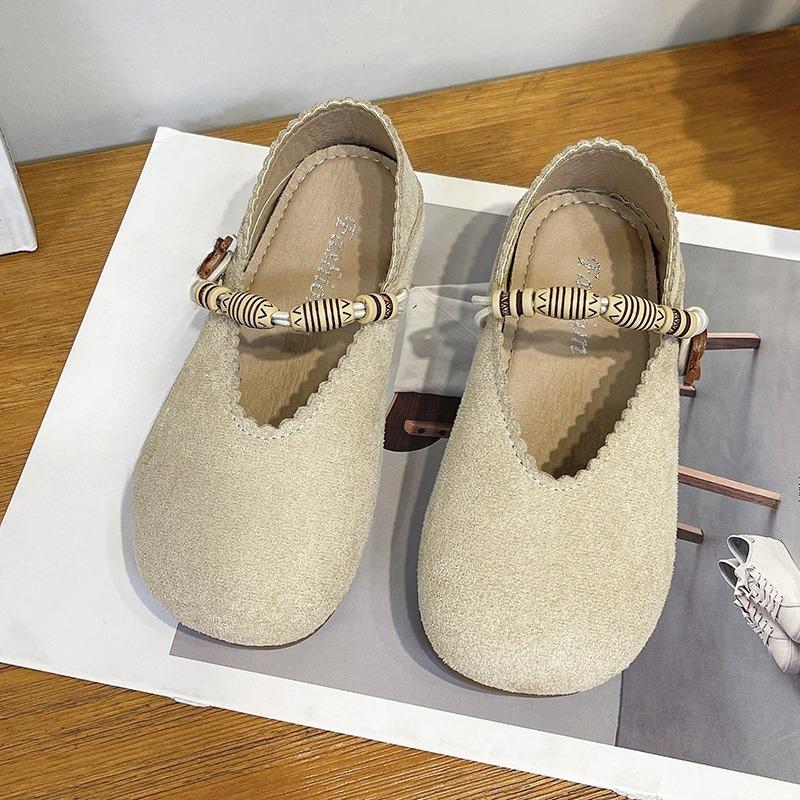 Anti-slip Shoes - Single Shoes for Women, Flat Bottom Shoes, Comfortable and Retro Style Shoes