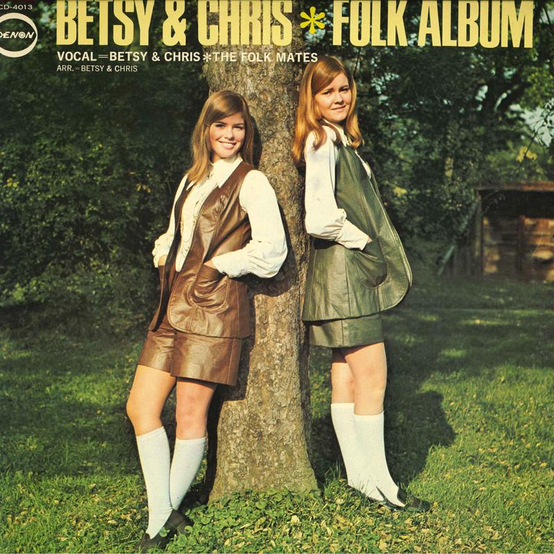 

LP Record BETSY & CHRIS - Folk Album CD4013 DENON 1970 Japan Rock Used