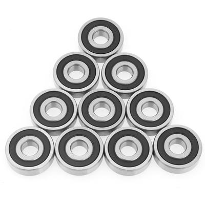 10 Rubber  Ed Bearings, High Quality Steel       Bearings 10 X 30 X 9 Mm, 10 Percent for Mechanical Devices, Electrical Instruments, Toy