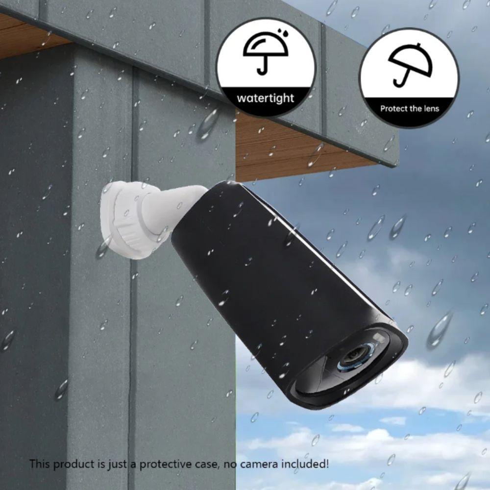 Waterproof Silicone Case Soft Camera Protection Case for Eufy Security S330 Security Camera