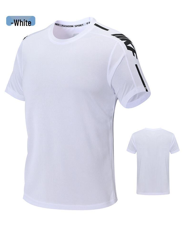 Men's Quick-Dry Loose Casual Sports Set - Summer Short Sleeve T-shirt and Shorts, Plus Size Available