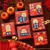 Traditional Style Chinese New Year Red Packet With Cartoon Dragon Design Ideal For Spring Festival Material Paper