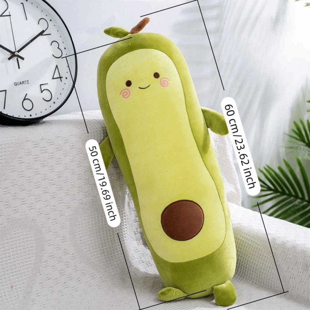 Mignon 32/50/60cm Peluche Fruit Avocat Poupée Avocat Jouet Peluche Endormi Jouet Géant Vert Décoration de Chambre