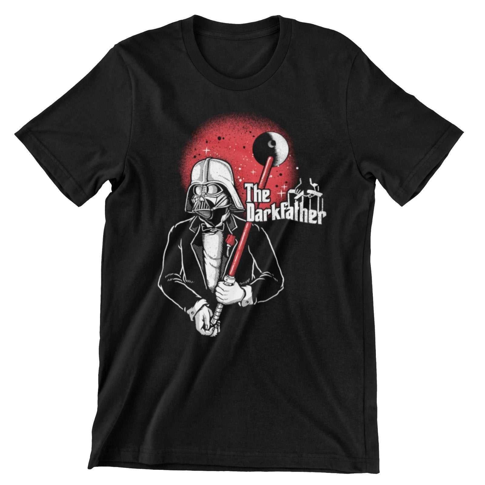 The Dark Father Funny T Shirt Godfather Vader Darth Wars Star Parody Mash Up Top M