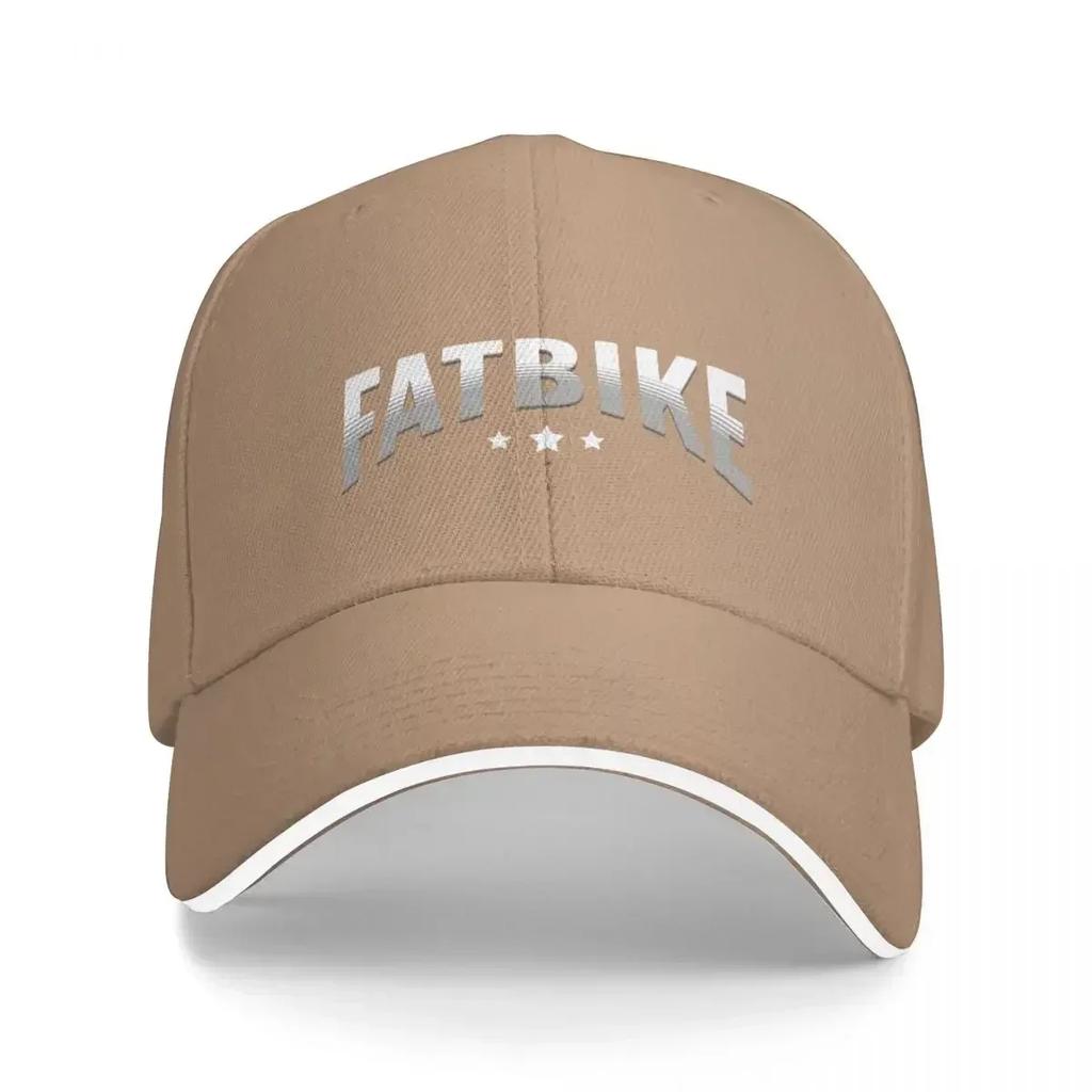 Fat Bike Grey Baseball Cap Snapback Cap Hat Luxury Brand Ladies Unisexs