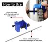 Chain Alignment Tool, Aluminum Alloy Quick Accurate Alignment Tool Chain Straightener Universal For Motor Scooter Sprocket Sport Dirt Bike ATV