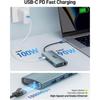 2025 High quality brand new  USB C Hub with 4K HDMI, 9-in-1 USB C to Ethernet