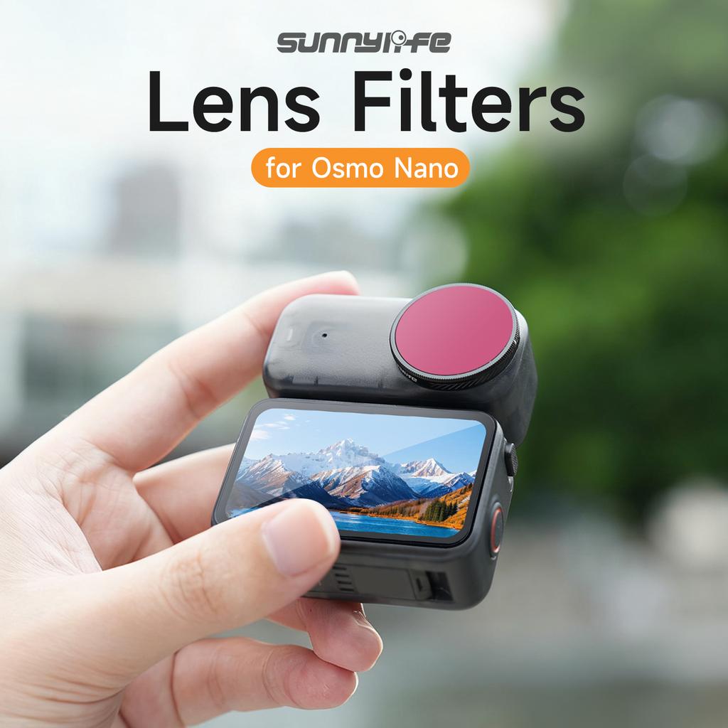 Lens Filter For DJI Osmo Nano MCUV CPL ND8/16/32/64 NDPL Black Mist 1/4 Lens Filter Set For DJI Osmo Nano Camera Accessories
