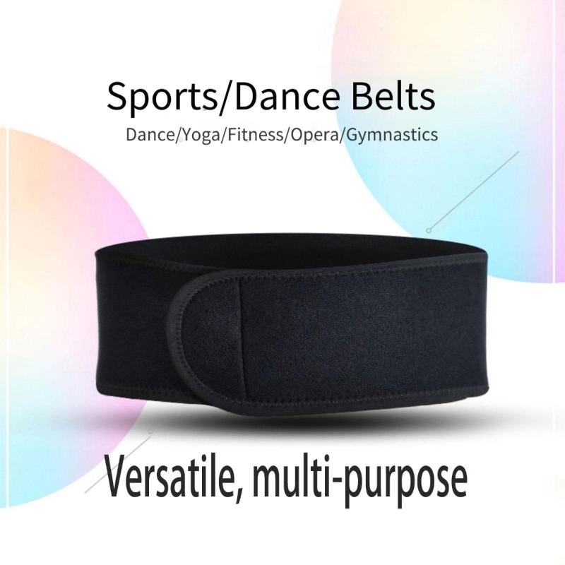 Practice Waist Support Belt for Dance and Stretch Work, Breathable Nylon Wrap for Yoga Fitness and Daily Support Wear