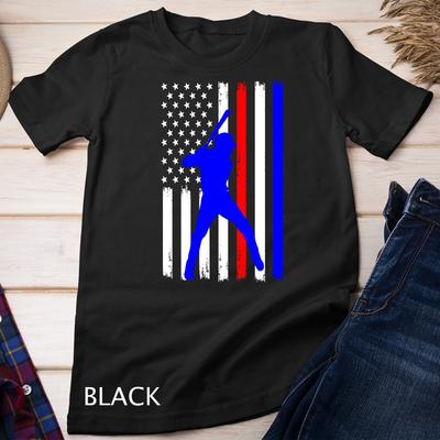 Baseball 4. Juli Grafik Amerikanische Flagge Patriotisch Jungen Unisex T-Shirt Herren Damen Tops
