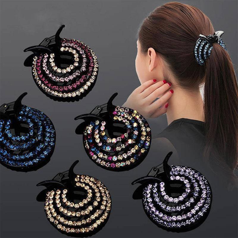 Damen Haarspange Strass Haarklammer Kopfschmuck Haarnadel Mode Haaraccessoires