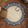 Retro Round Carpet Living Room Sofa Coffee Table Non-slip Mat Dirt-resistant and Easy To Care for Bedroom Carpet Home Decoration